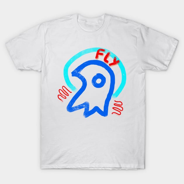 fly T-Shirt by Angel Rivas